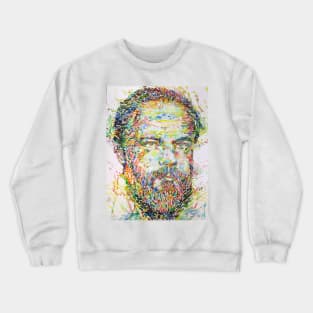 PHILIP K. DICK watercolor portrait .4 Crewneck Sweatshirt